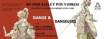 5e séance : Danse et Danseuses