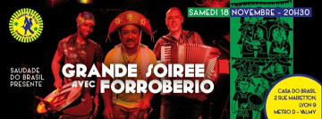♬ Soirée et Concert Forró avec Forroberio ♬