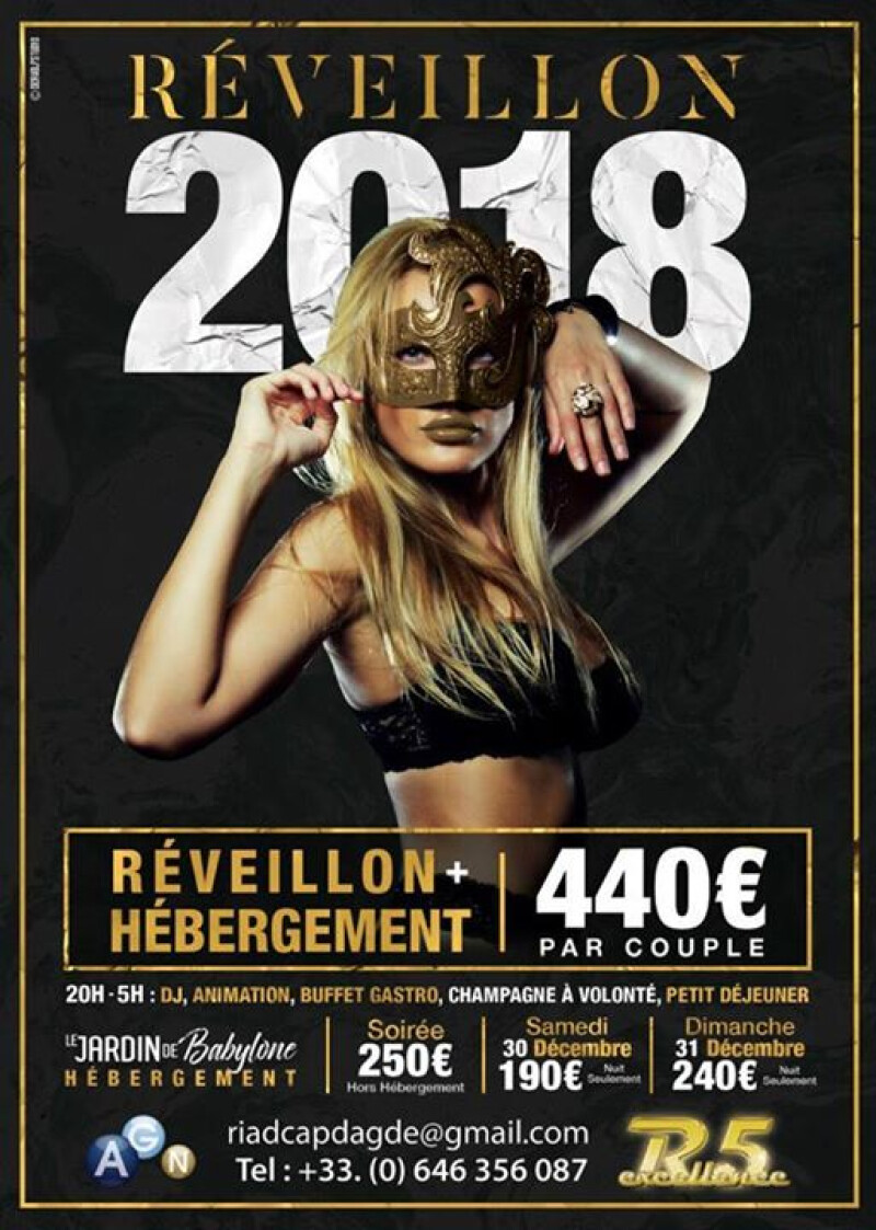Réveillon 31 Nouvel An Libertin Cap d Agde