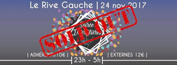 ** COMPLET **Soirée Interfilières UVSQ 2017 !