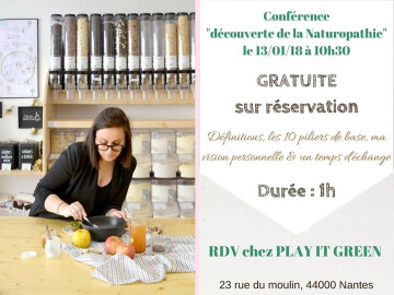 Atelier complet /conférence "Découverte de la Naturopathie"