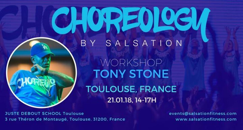 Choreology by Salsation® Workshop with Tony Stone in Toulouse