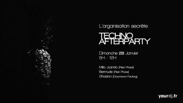 ● Techno After Party 28.01 ● Noize Bar ● L'Organisation Secret