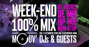 60 heures de mix non-stop sur Mouv' du 2 au 5 février