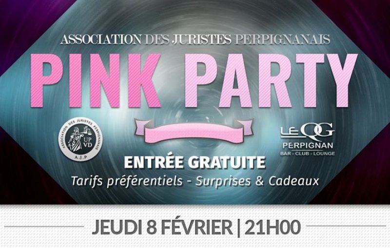 ✪ PINK PARTY ✪ Soirée Droit/AES by AJP & le QG
