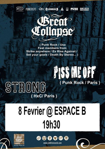 08/02 Great Collapse + Guests at Mecanique Ondulatoire / Paris