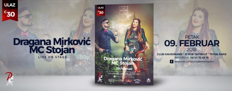 09FEB2018 // MEGA KONCERT // DRAGANA MIRKOVIC & MC STOJAN & DINNA