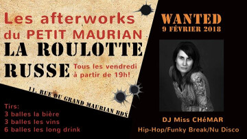Afterwork "La Roulotte Russe" - Miss CHéMAR (DJ Set)