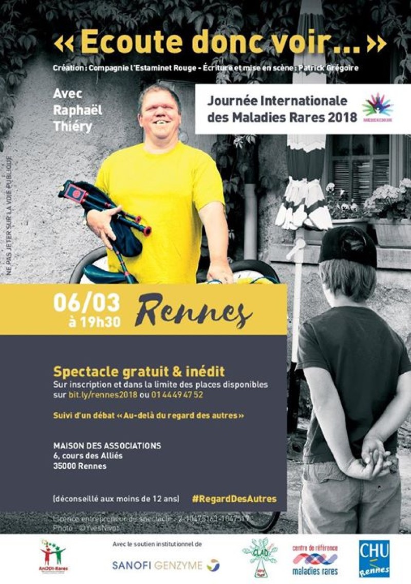 Rennes Théâtre Débat "Ecoute donc voir" #RegardDesAutres