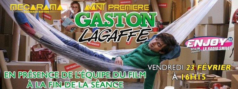 Avant-première "Gaston Lagaffe" en présence de l'équipe du film