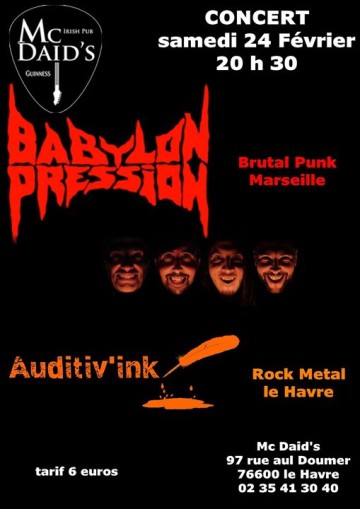 Babylon Pression + Auditiv'ink