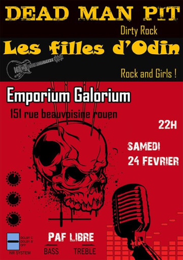 Concert à l empo Dead Man Pit Les Filles d'ODIN
