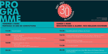 30 ans de l'ESDES