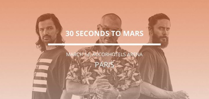 30 Seconds to Mars in Paris