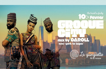 ★Groove City mixby Caroll 100% vinyl at la Guinguette★