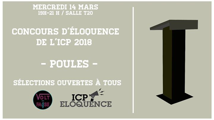 1er tour Concours d'éloquence