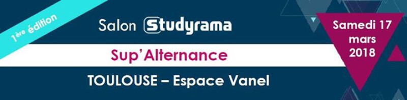 1er salon Studyrama Sup’Alternance à Toulouse