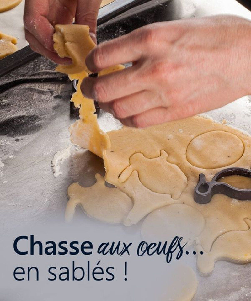 Animation gratuite: Chasse aux oeufs de Pâques..en sablés!