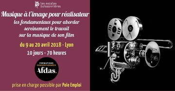 Formation : "Musique à l'image pour réalisateurs"
