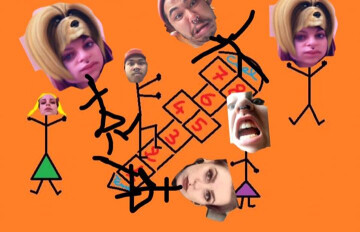 Championnat du monde de marelle à la maison de retraite de courchelette