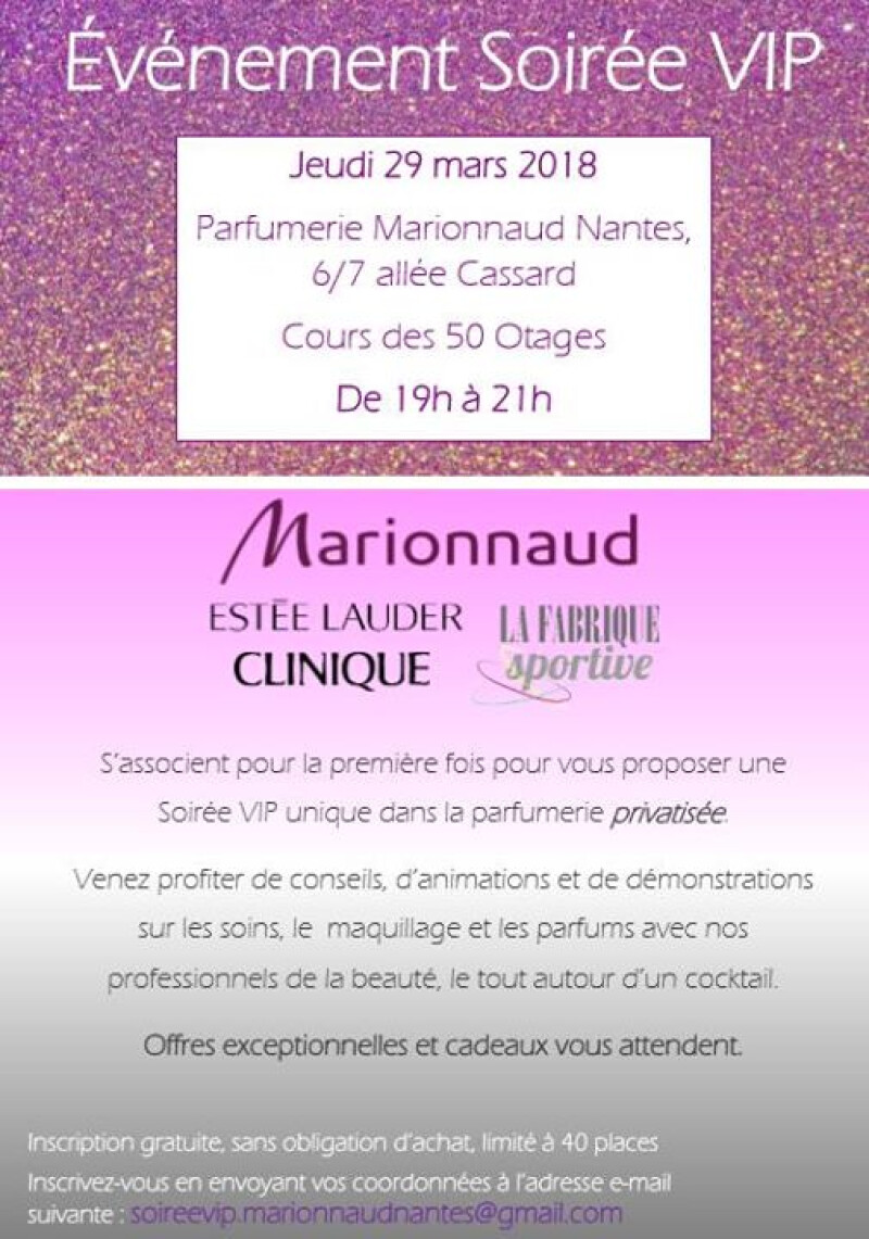 Soirée Privée Beauté Starting GIRLS