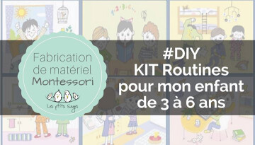 1 place restante* DIY - Kit Routines enfants de 3 à 6 ans