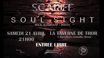 Concert Scariff + Soul Sight à la Taverne de Thor