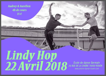 Dimanche Lindy Hop Rouen - Audrey et Aurélien