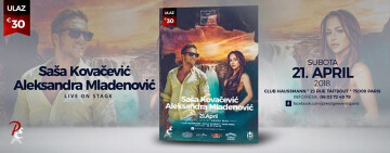 21APRIL2018 // SASA KOVACEVIC & ALEKSANDRA MLADENOVIC // CLUB HAUSSMANN