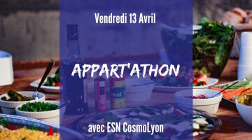 Appart'athon with ESN CosmoLyon