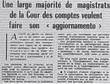 « Mai 1968 » à la Cour des comptes