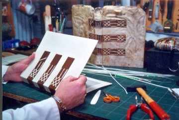 Démonstration de reliure