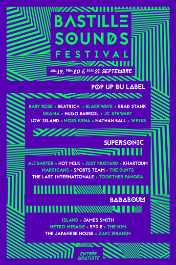 BASTILLE SOUNDS FESTIVAL // TOGETHER PANGEA + KHARTOUM + ALI BARTER