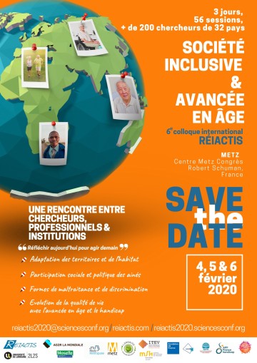 6e Colloque international du Réseau d’Études International sur l’âge, la citoyenneté et l’Intégration socio-économique