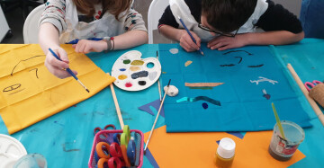 Atelier de pratique artistique en famille