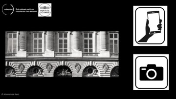 Animation photo par les étudiants de l'École nationale d'architecture Paris-Malaquais à la Monnaie de Paris