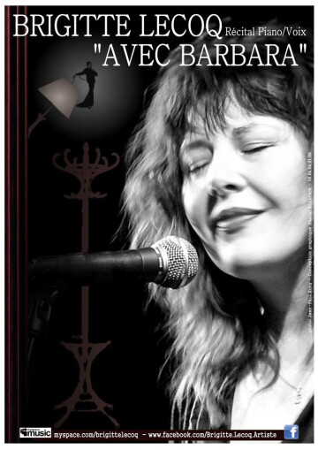 "Avec Barbara" récital piano/voix