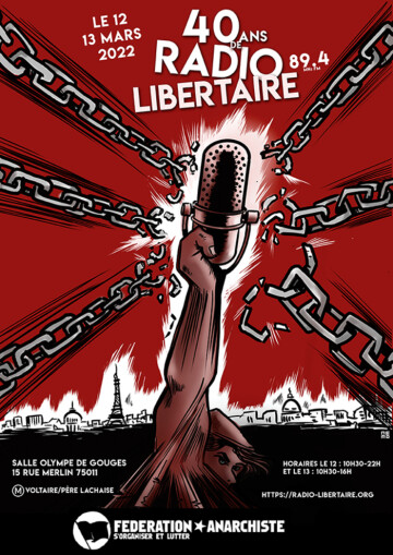 40 ans de Radio Libertaire, 89.4 FM