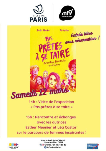 [VISITE + RENCONTRE] Pas prêtes à se taire