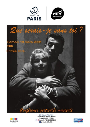 [CONFERENCE GESTICULEE] Que serais-je sans toi ?