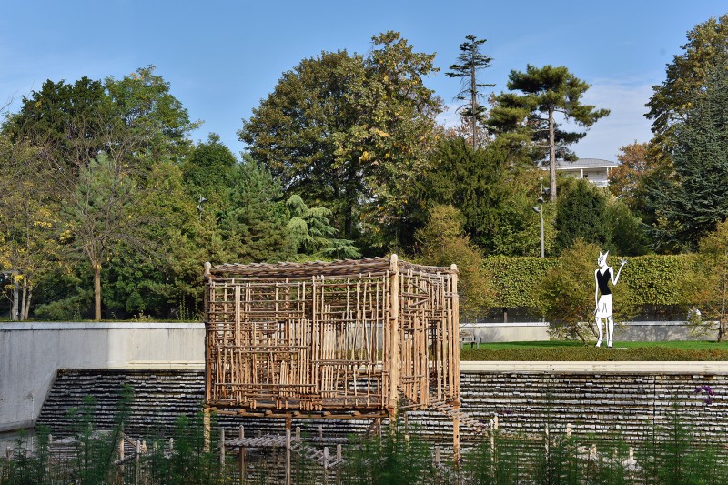 Le jardin de sculptures du MAC VAL