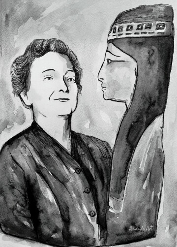 À Christiane Desroches-Noblecourt, La dame du Nil, rien d'impossible