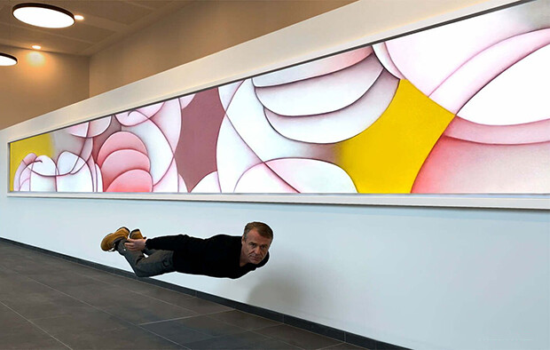 Tableau solaire de 10 mètres de long signé Guillaume Bottazzi à découvrir Alfortville