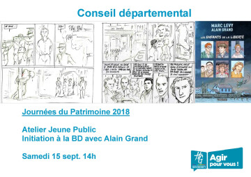 Atelier d'initiation à la bande-dessinée