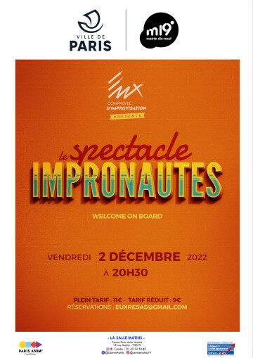 [THEATRE] Les Impromautes "Welcome on board !"