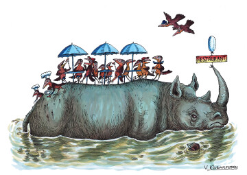 ATELIER INTERACTIF " Comment créer et dessiner une caricature " avec Vladimir Kazanevsky