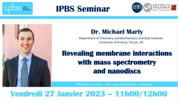 Dr. Michael Marty - Revealing membrane interactions with mass spectrometry and nanodiscs
