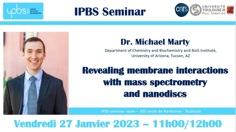 Dr. Michael Marty - Revealing membrane interactions with mass spectrometry and nanodiscs