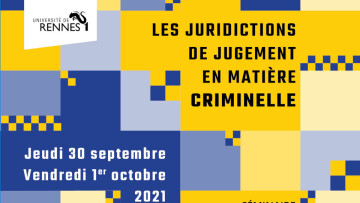 Les juridictions de jugement en matière criminelle