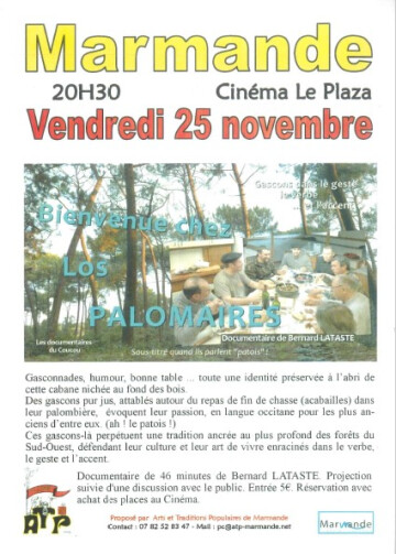 "Bienvenue chez Los Palomaires" film de Bernard Lataste